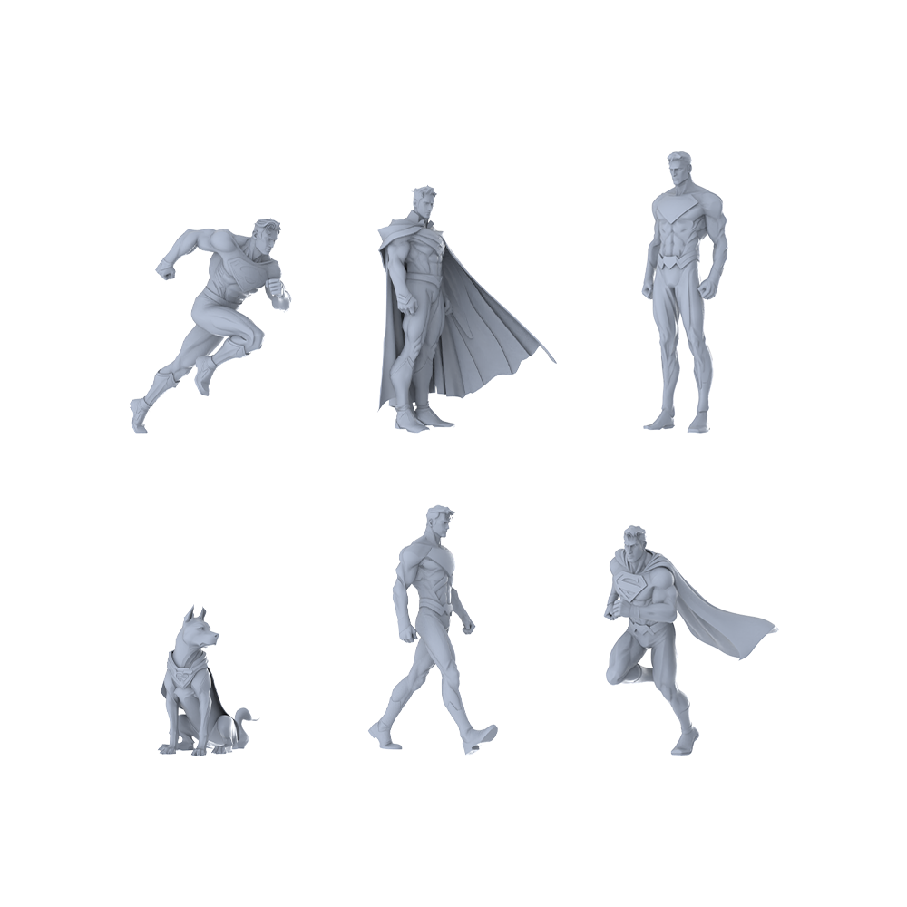 MRY-SFW LYGR259 Modern tight-fitting costume cape men six-man group basic movements