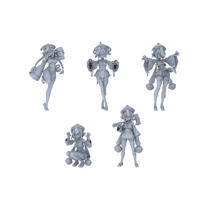 MRY-SFW LYGR101 Beautiful female zombie game theme resin white model miniature soldier character model scene character figure hand painted