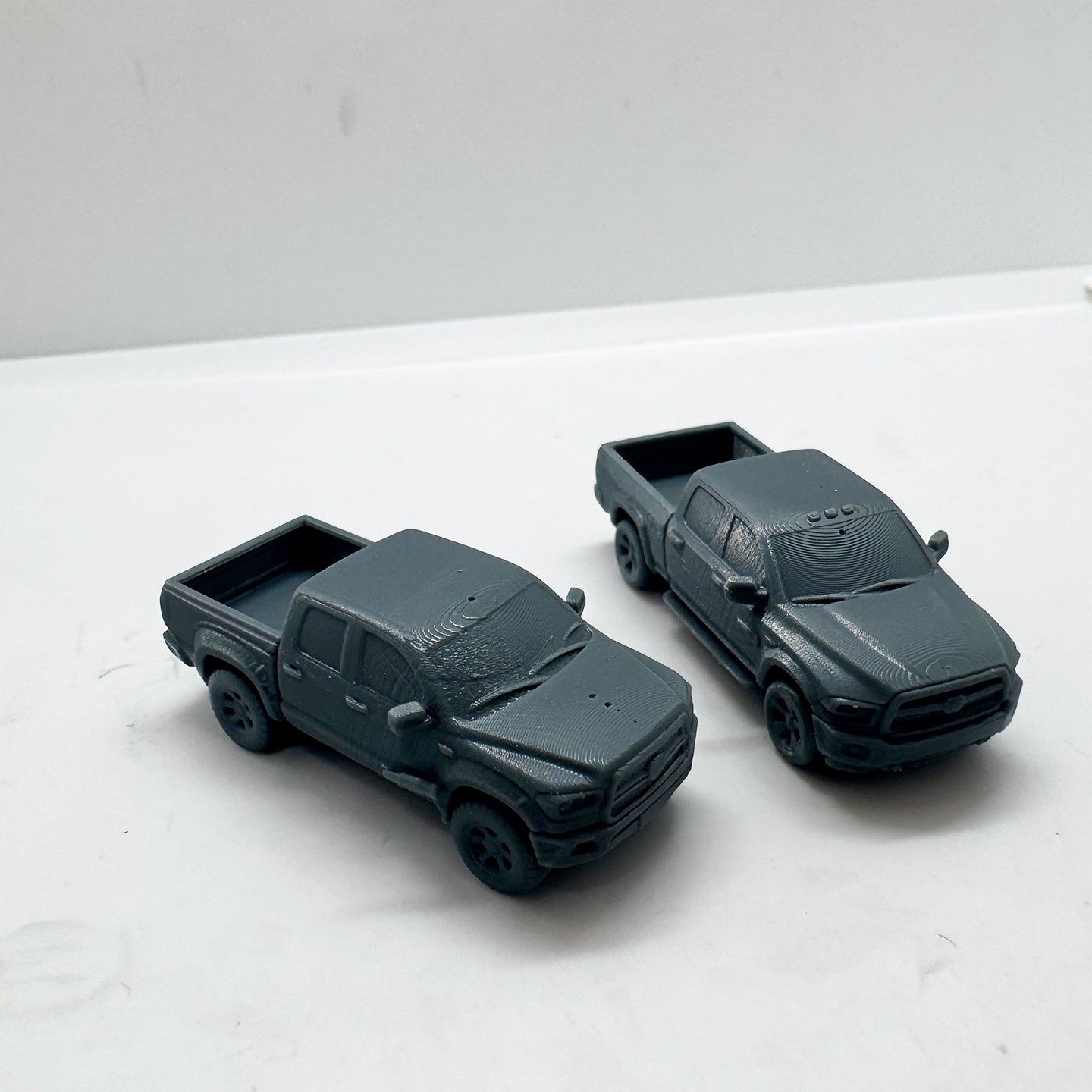 LYTS155 3D Printed Pickup Truck - American Off-Road Truck Miniature Model for Dioramas & Collection Displays