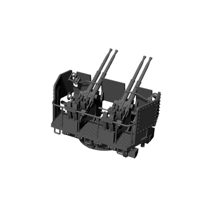 Yao's Studio LY210B 1/700(350,200,144) Model Upgrade Parts US Navy 40mm Quad Bofors Anti-Aircraft Gun With Shield