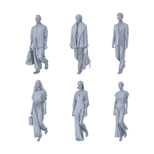 MRY-SFW LYTR459 Modern Urban Fashions Street Style Ensemble 6-Piece Set