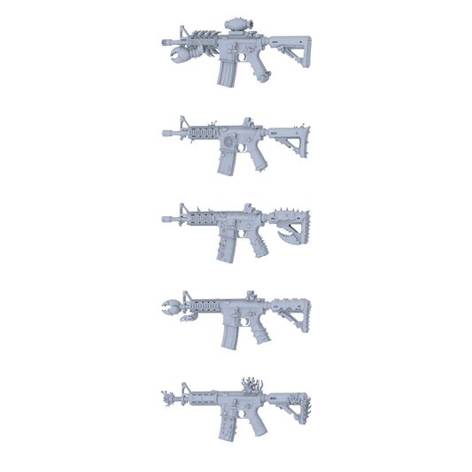 MRY-SFW LYGS282 Crab Rage Series - 5-Piece Tactical Assault Rifle Set Modified with Crab & Spine Elements