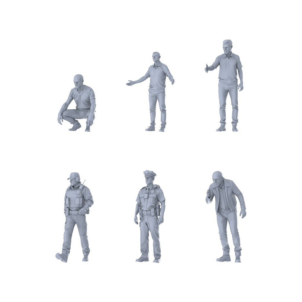 MRY-SFW LYGR253 Modern urban armed six-man group daily 3