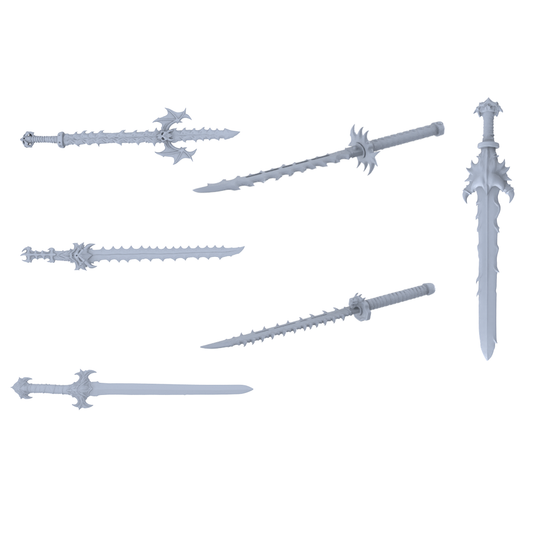 MRY-SFW LYGS378 Modern Demon Thorn Battle Blade 6 pcs