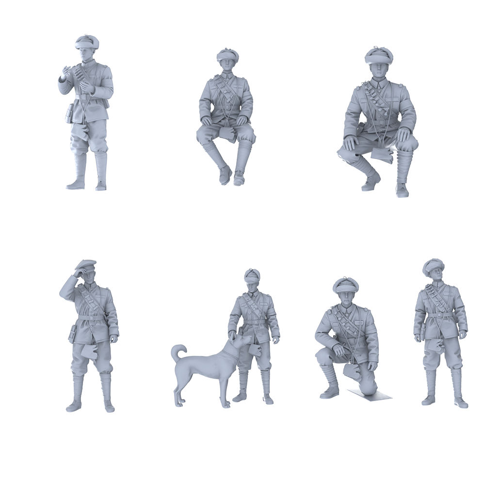 MRY-SFW LYGR447 Historical Chinese Northeastern Army Six-Person Daily Routine 2