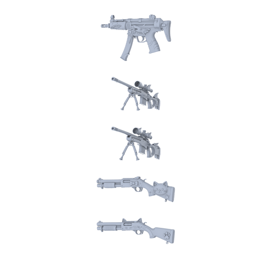 MRY-SFW LYGS230 Dark Fantasy Custom Firearm Pack - 6 Unique Gear/Snake/Skull/Lion Head Designs