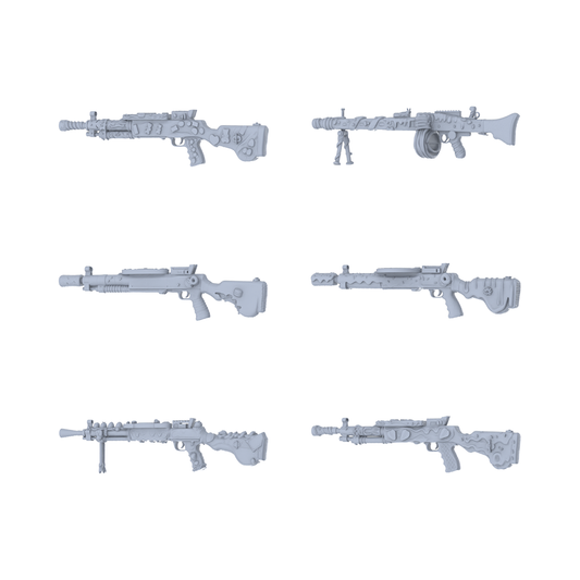MRY-SFW LYGS087 Mineral & Vine Modified Tactical Rifle Collection - 6 Decorative Models
