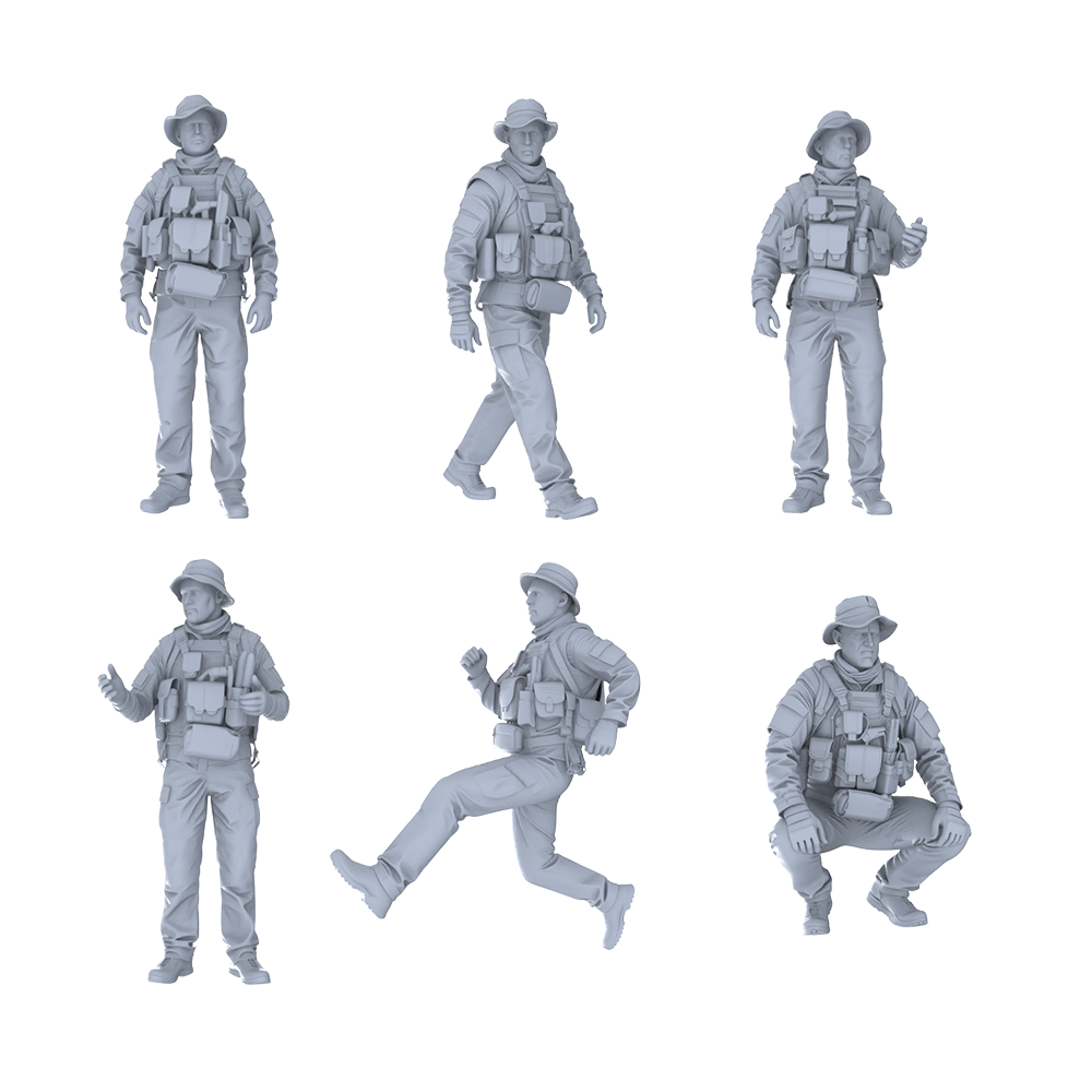 MRY-SFW LYGR452 Navy SEALs Six-Person Daily Routine