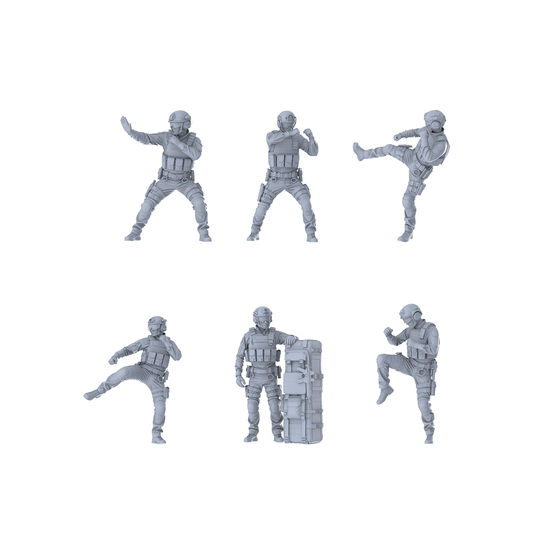 MRY-SFW LYGR406 Modern American SWAT Six-Person Battle