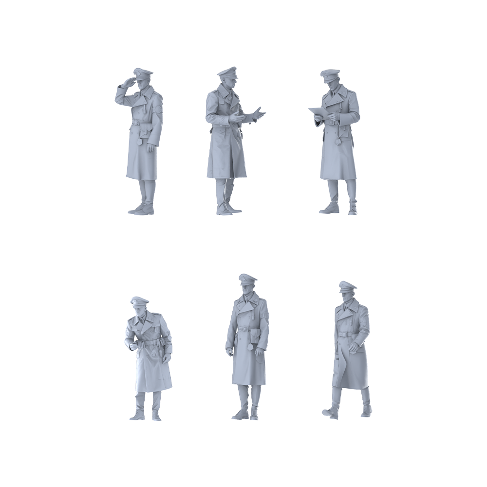 MRY-SFW LYGR418 WWII German Army Six-Person Daily Routine