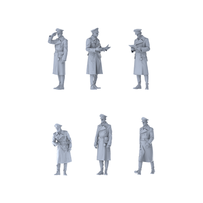 MRY-SFW LYGR418 WWII German Army Six-Person Daily Routine – LCD 3D printed resin model kit, image 1
