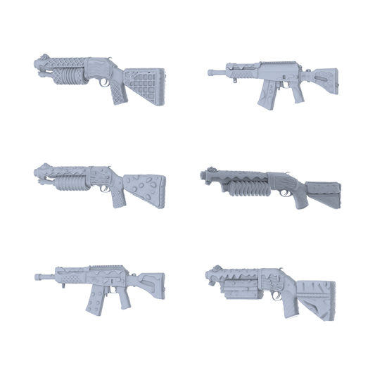 MRY-SFW LYGS067 Whimsical Food-Themed Compact Rifle Pack - 6 Unique Cookie & Icing Designs