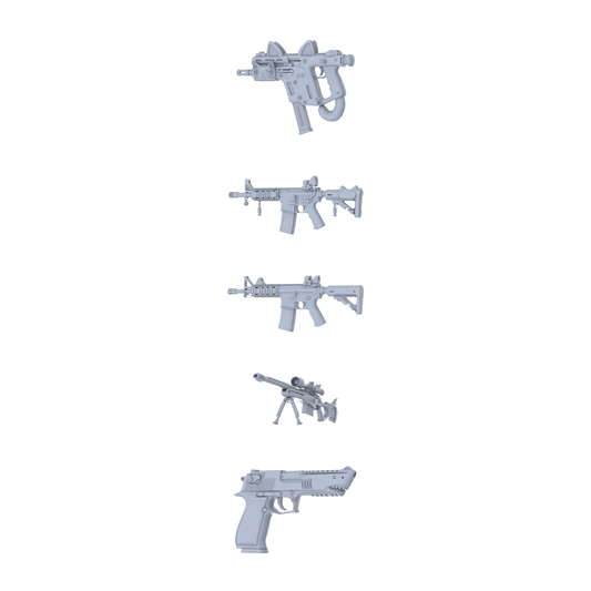 MRY-SFW LYGS225 Contrast Fantasy Custom Firearm Pack - 5 Unique Cat Ears/Bone Charm/Shark Tooth Designs