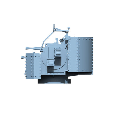 Yao's Studio LY018A 1/700(350,200,144) Model Upgrade Parts British Navy 2pdr Pompom Gun Flat angle With Shield