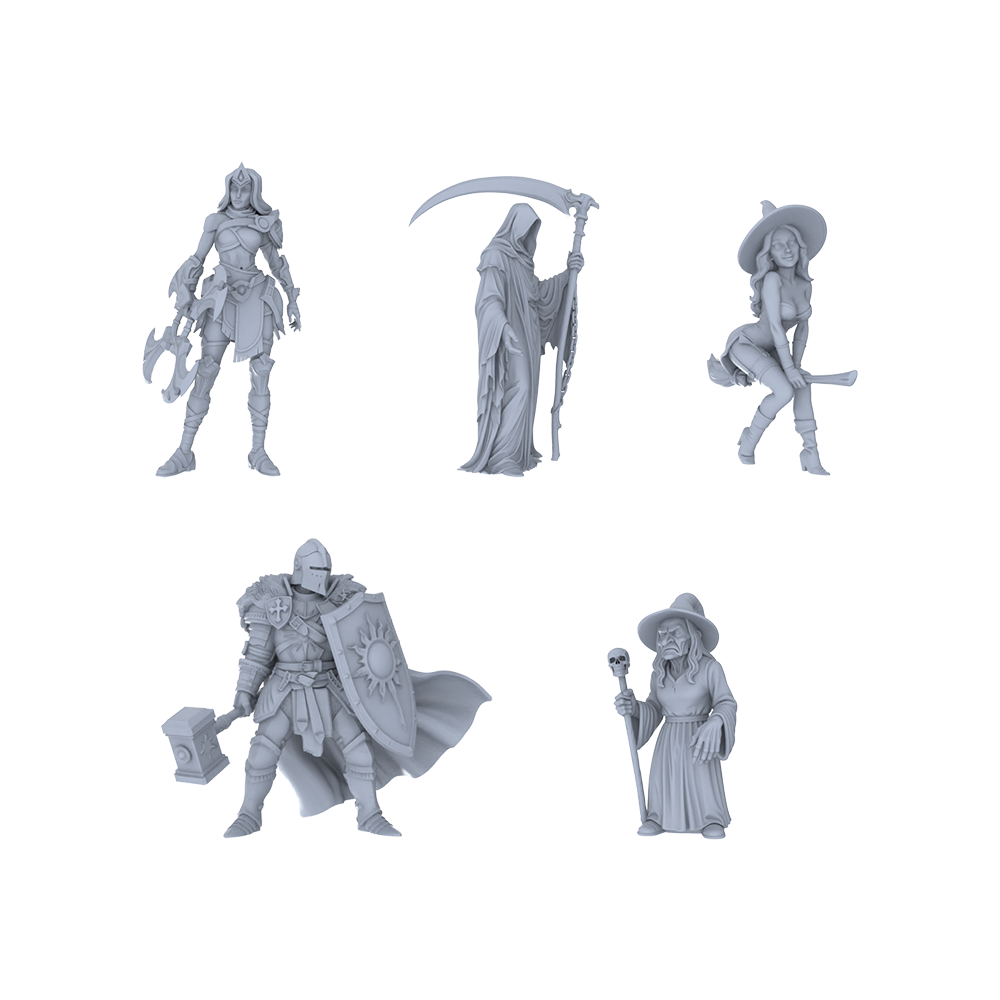 MRY-SFW LYGR157 Medieval fantasy character wargame model resin blank wargame miniature figure scene character figure hand painted