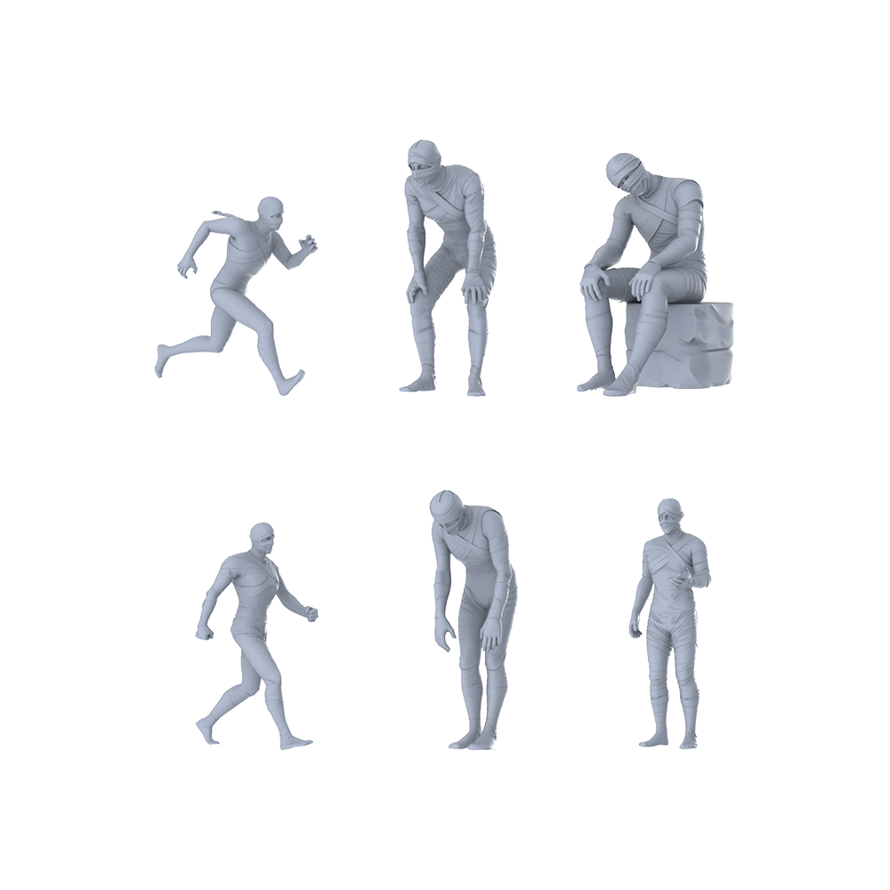 MRY-SFW LYGR349 Ancient Egyptian Six Gods Daily Actions 6