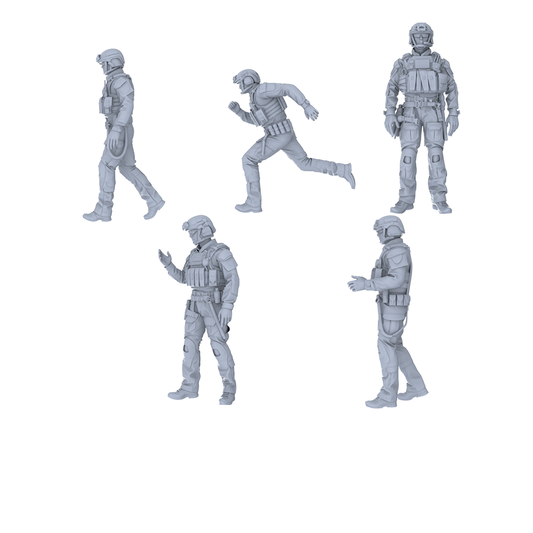 MRY-SFW LYGR558 Modern Miami Special Forces Five-Person Daily Routine