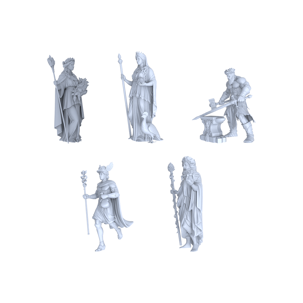MRY-SFW LYGR149 Greek gods wargame model resin blank wargame miniature figure scene character figure hand painted