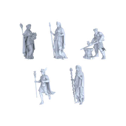 MRY-SFW LYGR149 Greek gods wargame model resin blank wargame miniature figure scene character figure hand painted