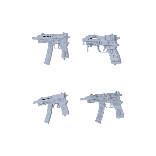 MRY-SFW LYGS071 Organic & Candy Modified Compact Weapon Collection - 4 Decorative Models