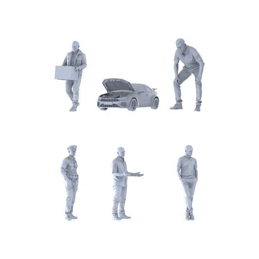 MRY-SFW LYGR251 Modern urban armed six-man group daily 2
