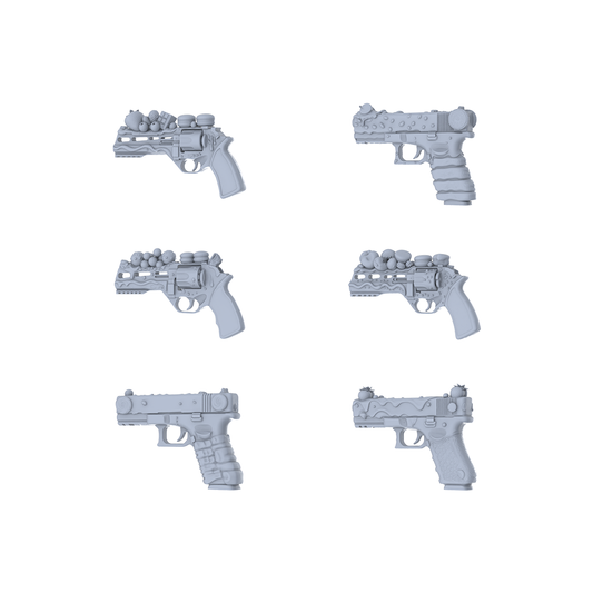 MRY-SFW LYGS075 Whimsical Food-Themed Compact Tactical Pistol Pack - 6 Unique Berry & Icing Designs