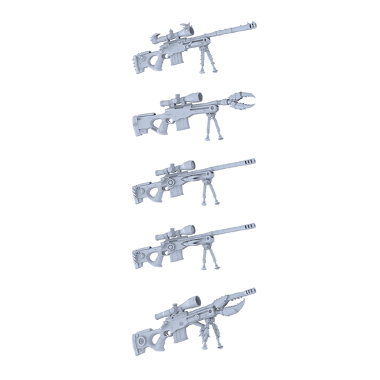MRY-SFW LYGS303 Crab Claw Series - 5-Piece Tactical Sniper Rifle Set Modified with Crab & Lobster Claw Elements