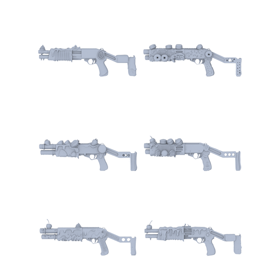 MRY-SFW LYGS057 Whimsical Food-Themed Short Shotgun Pack - 6 Unique Candy Designs