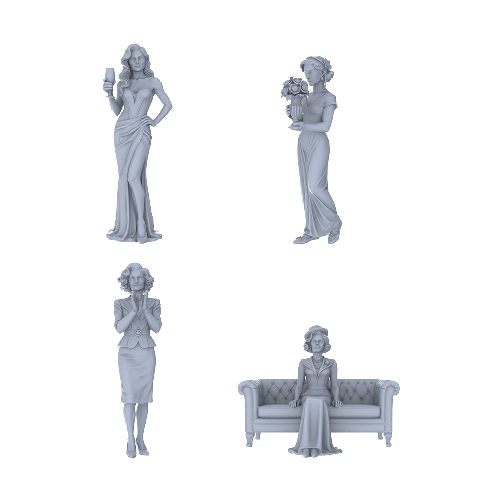 MRY-SFW LYTR180C Modern Elegant Office Style Clapping Female Single 1pc