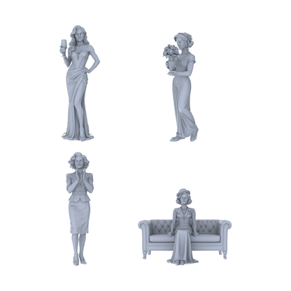 MRY-SFW LYTR180C Modern Elegant Office Style Clapping Female Single 1pc