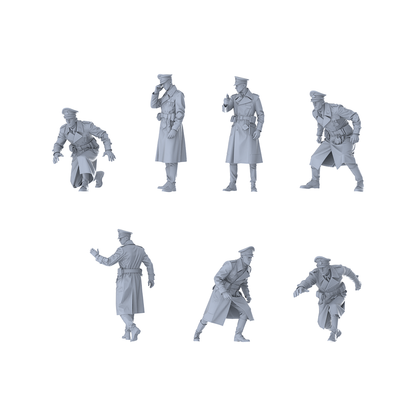MRY-SFW LYGR419 WWII German Army Seven-Person Battle – LCD 3D printed resin model kit, image 1