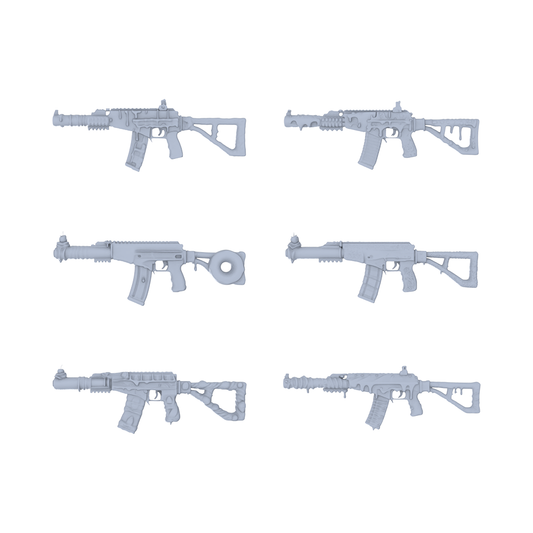 MRY-SFW LYGS046 Wasteland Tactical Custom Rifle Pack - 6 Rustic Designs