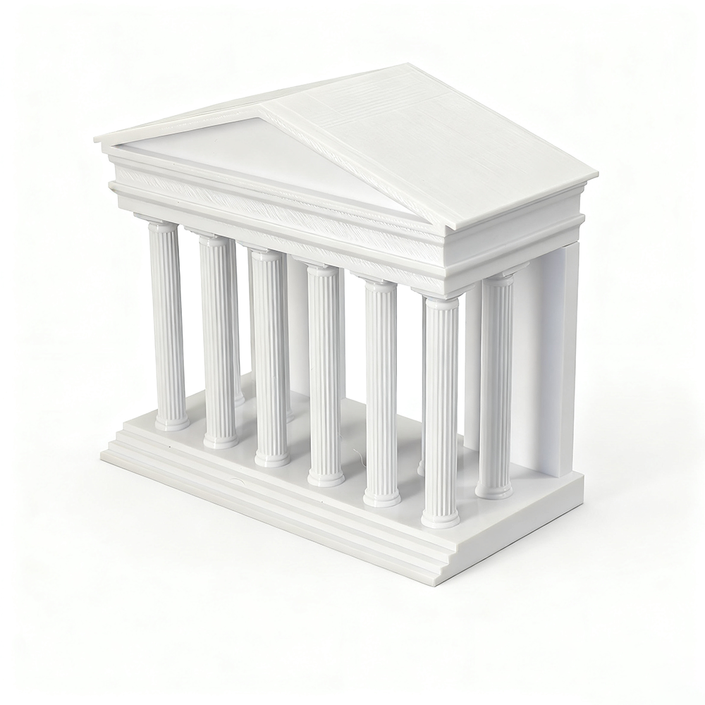 LYTP030B Roman Architecture Ornament ??Roman Temple 3D Printed Roman Architecture Aquarium Ornament- Compatible With Fish Tank & Most Aquariums