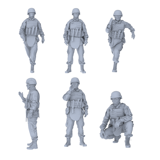 MRY-SFW LYGR495 Modern Ukrainian Army Six-Person Daily Routine