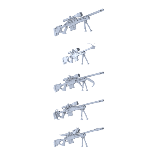 MRY-SFW LYGS343 Alien Bug Totem Series - 5-Piece Custom Sniper Rifle Set Modified with Full Bionic/Bug Limb Elements