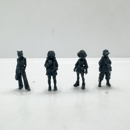 MRY-SFW MRY-SFW LYTS143 3D Printed Trendy Female Miniature Figures - Streetwear Style for Diorama Model Car Display Accessories HO Scale