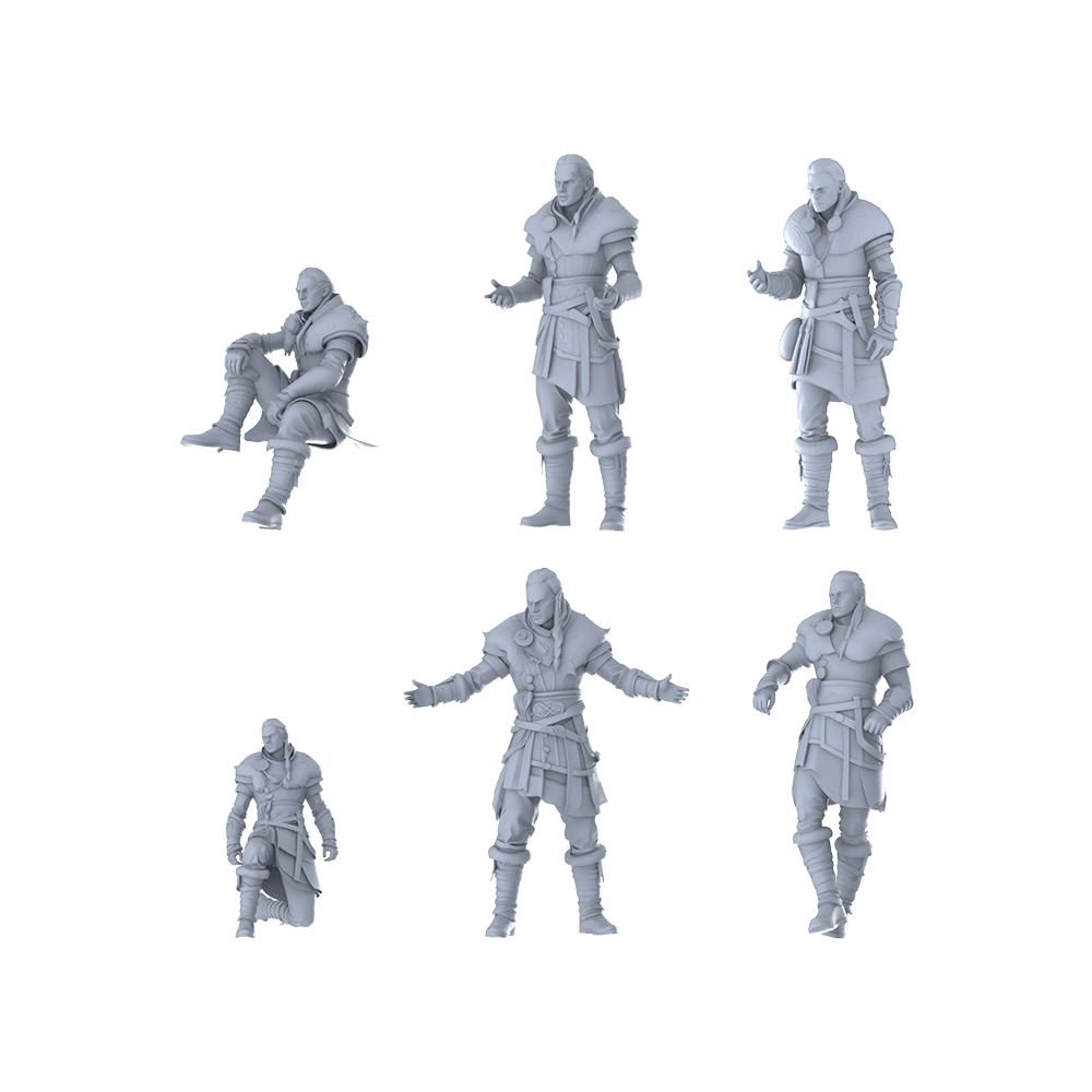 MRY-SFW LYGR373 Medieval Assassin Six-Person Daily Routine