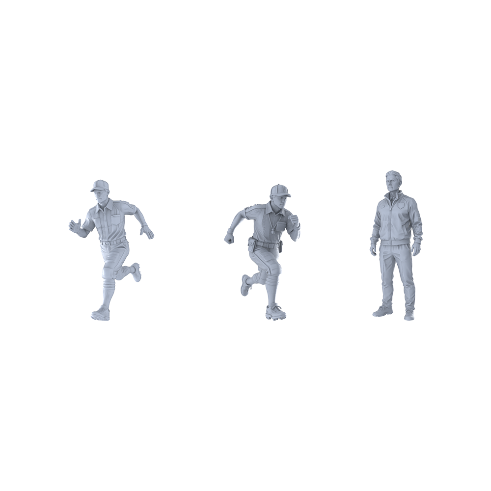 Yao's Studio LYTR301  Unpainted Miniature 3-Pack | For Diorama, Model Hobby & Painting
 Miniatures Diorama Resin Figures