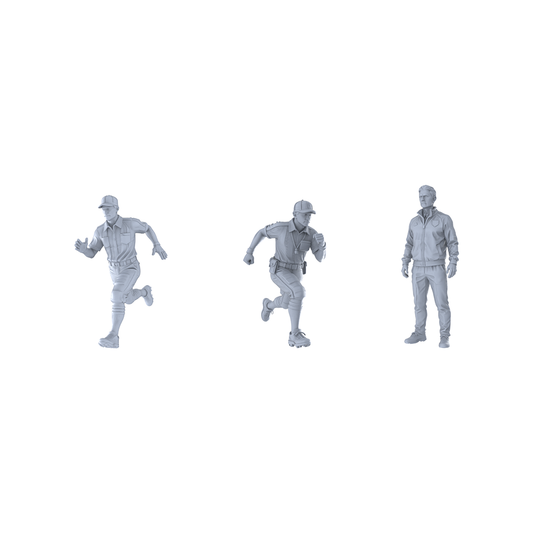 Yao's Studio LYTR301  Unpainted Miniature 3-Pack | For Diorama, Model Hobby & Painting
 Miniatures Diorama Resin Figures