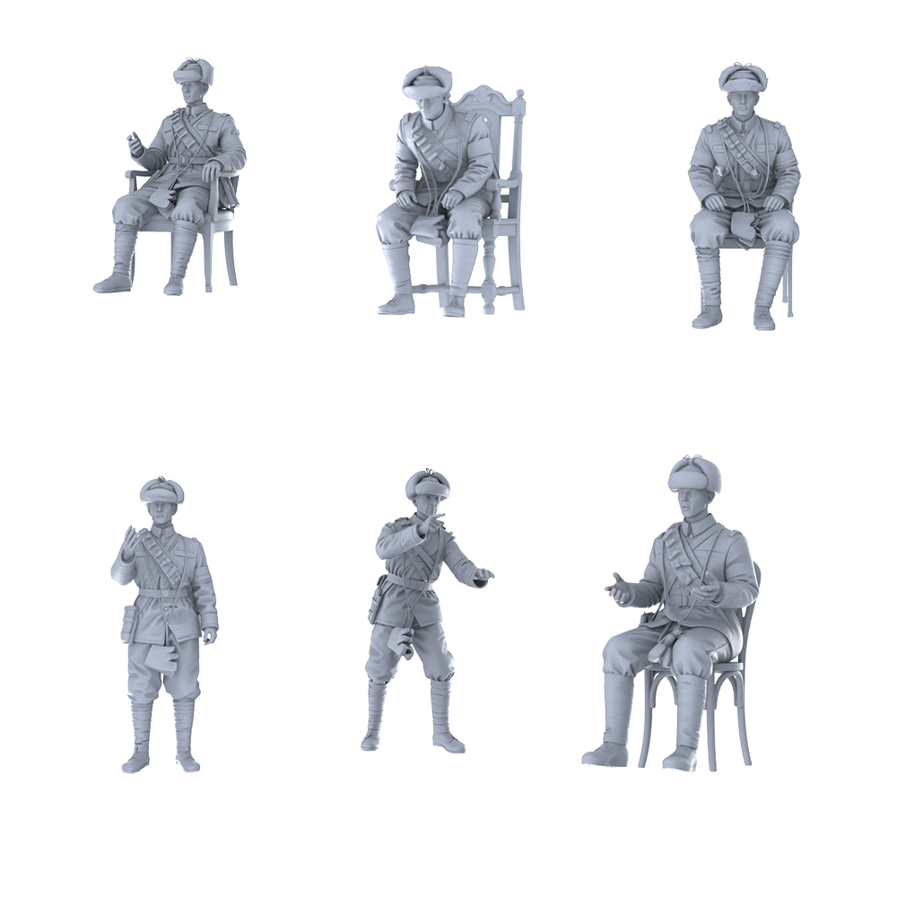 MRY-SFW LYGR443 Historical Chinese Northeastern Army Six-Person Meeting