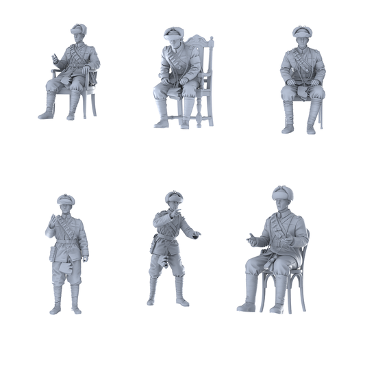 MRY-SFW LYGR443 Historical Chinese Northeastern Army Six-Person Meeting