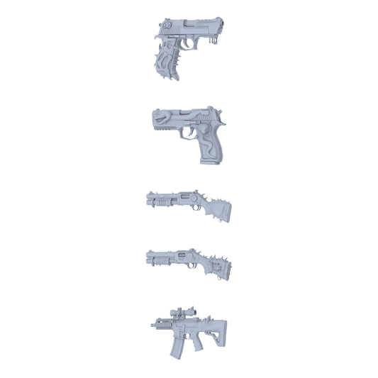 MRY-SFW LYGS137 Wraith & Spike Modified Tactical Gun Collection - 5 Decorative Models