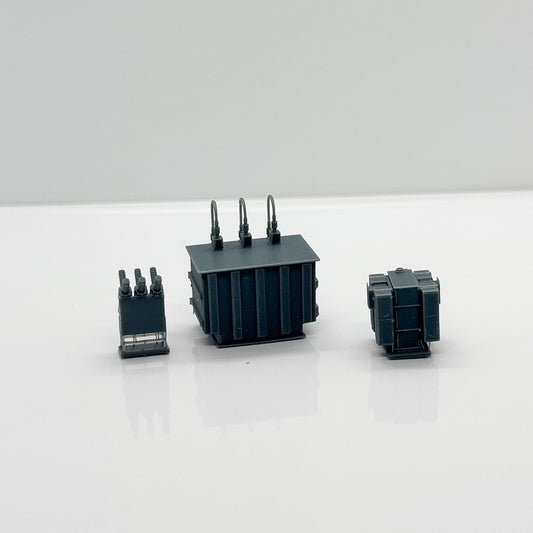 Yao's Studio LYTS090 3D Printed Miniature Model Railway Scenery High-Voltage Electrical Transformer Kit