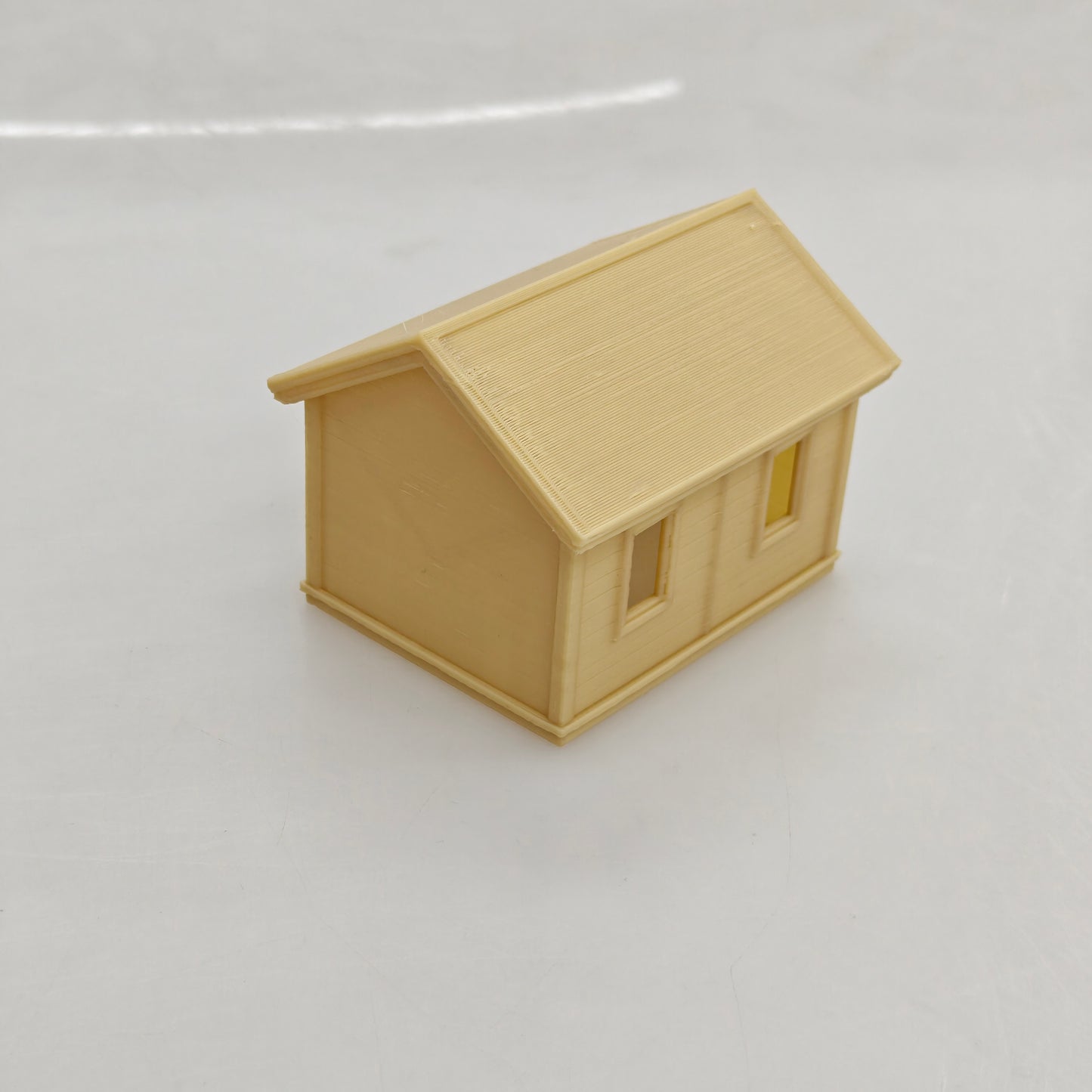 RHF0420 Farm-style workshop with door Desktop Ornament Sand Table Architecture Architectural Model Miniature House Small-scale Landscaping