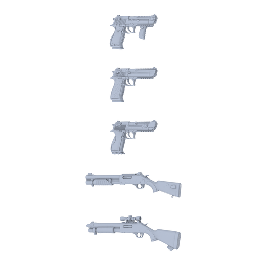 MRY-SFW LYGS352 Wild Totem Series - 5-Piece Custom Tactical Firearm Set Modified with Full Beast Shape & Carving Elements