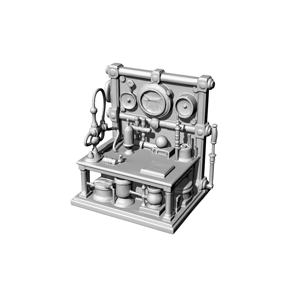RHMG-171 1/S  3D Printed Architectural Model Decor Miniature Building Ornament For Deskdesktop Ornament Steampunk Test Bench 2
