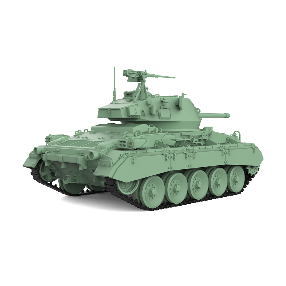 SSMODEL 512 Military Armoured Model Kit US M24 Chaffee Light Tank