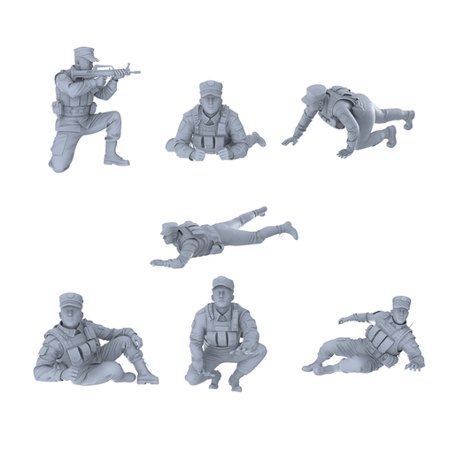 MRY-SFW LYGR530 Modern Armed Police Seven-Person Battle Group