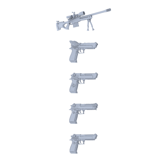 MRY-SFW LYGS363 Dreamy »¨Óï Series - 5-Piece Custom Tactical Firearm Set Modified with Full Butterfly Wing/Light Wing Elements