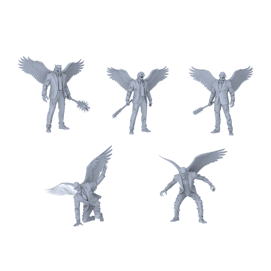 MRY-SFW LYGR057 Biological Mutation Series, Avian Human, wargame, resin blank model, sci-fi theme, fantasy theme, miniature figure, scene character, figure, hand-painted S Scale